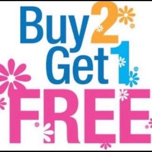 Buy 2 items get a 3rd Item FREE
